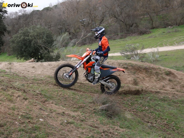 Prueba KTM EXC 250 F traccion Prueba KTM EXC 250 F traccion