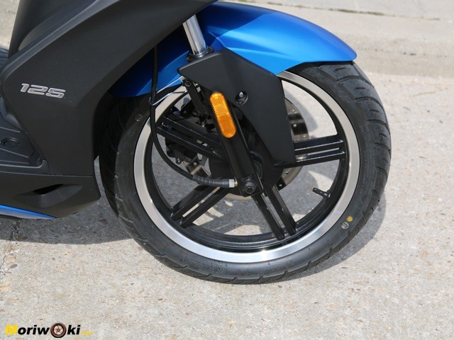 Prueba Kymco Agility City 125 Horquilla. Prueba Kymco Agility City 125 Horquilla.