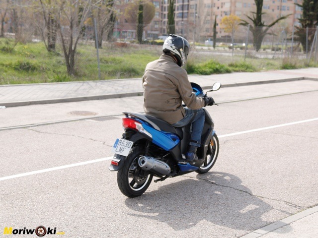 Prueba Kymco Agility City 125 en marcha. Prueba Kymco Agility City 125 en marcha.