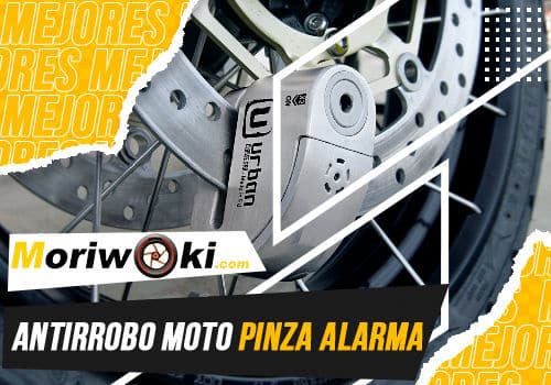 Mejores antirrobo moto pinza alarma