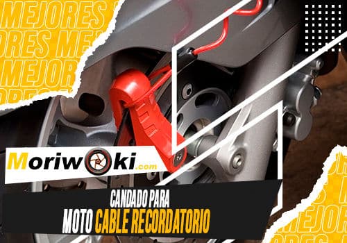 Mejores candado para moto cable recordatorio