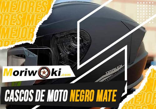 Mejores cascos de moto negro mate