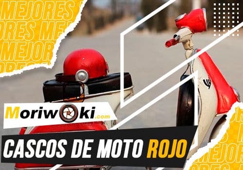 Mejores cascos de moto rojo