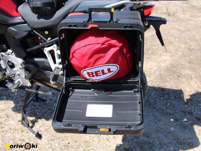Prueba F850GS. Maleta extensible. Prueba F850GS. Maleta extensible.