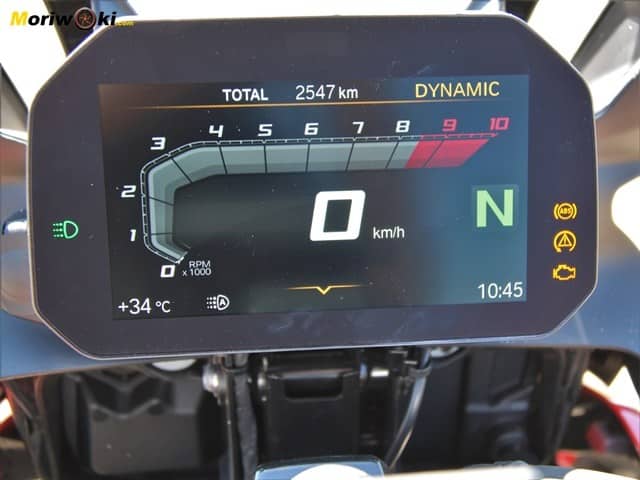 Prueba F850GS. Pantalla Prueba F850GS. Pantalla