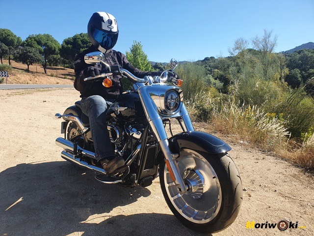 Prueba Harley Fat Boy Arrancando. Prueba Harley Fat Boy Arrancando.
