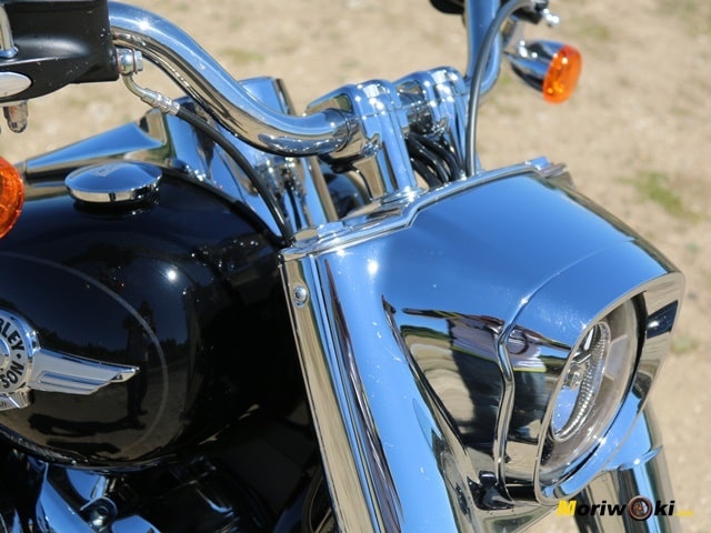 Prueba Harley Fat Boy faro. Prueba Harley Fat Boy faro.