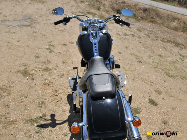 Prueba Harley Fat Boy posicion Prueba Harley Fat Boy posicion