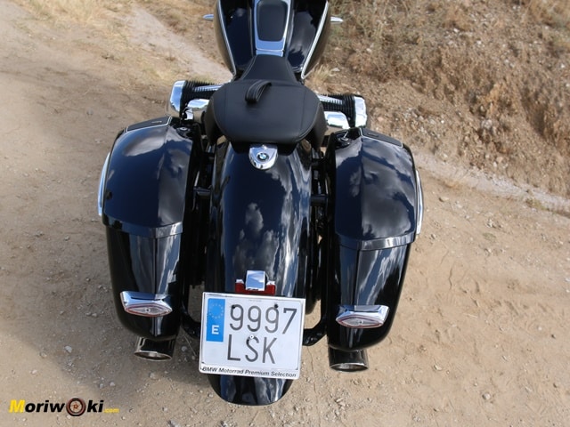 Prueba BMW R 18 B Vista de la trasera Prueba BMW R 18 B Vista de la trasera