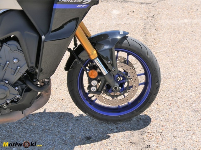 Prueba a fondo Yamaha Tracer 9 GT horquilla Prueba a fondo Yamaha Tracer 9 GT horquilla