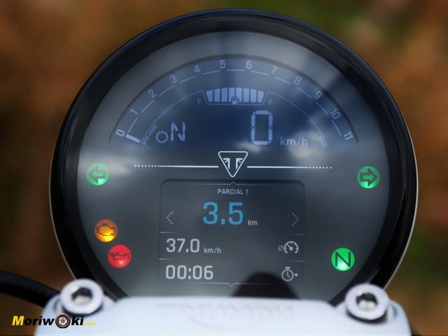 Prueba a fondo Triumph Trident 660 reloj