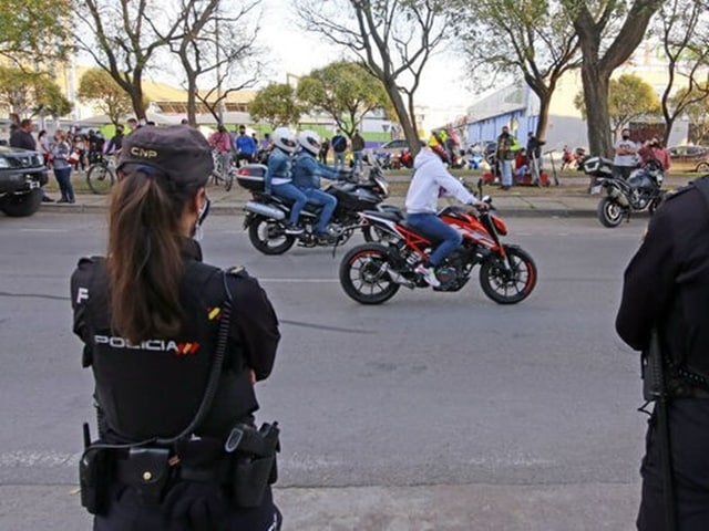 El Corte del encendido policia