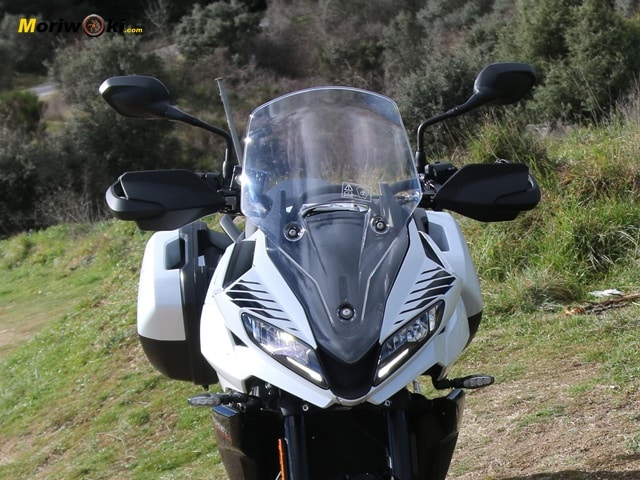 Triumph Tiger 660 Sport a fondo Frente Triumph Tiger 660 Sport a fondo Frente