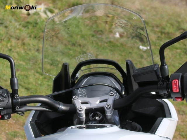 Triumph Tiger 660 Sport a fondo Proteccion pantalla Triumph Tiger 660 Sport a fondo Proteccion pantalla