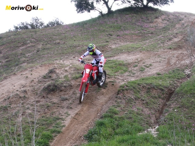 Gas Gas EC 450 F Prueba a fondo Bajada giro