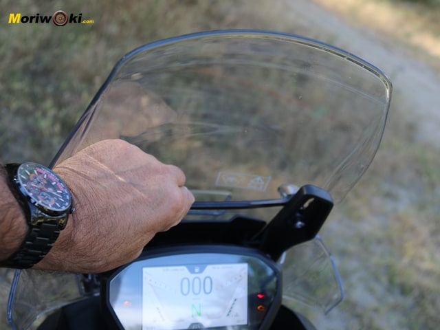 Prueba Triumph Tiger 850 Sport Pantalla manual