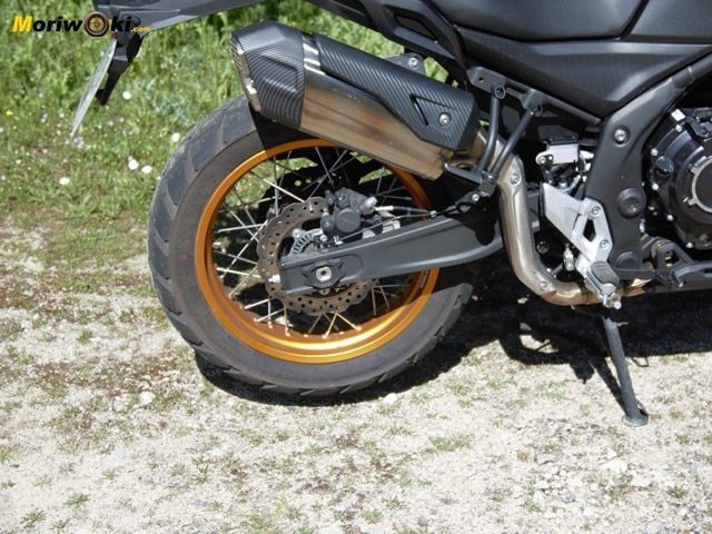 Voge 525DSX Prueba a fondo trasera Voge 525DSX Prueba a fondo trasera