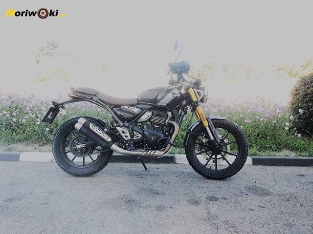 Prueba Triumph Scrambler 400 X maxi luz Prueba Triumph Scrambler 400 X maxi luz