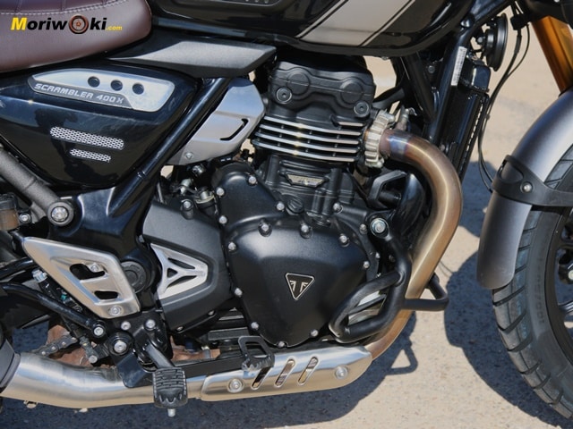 Prueba Triumph Scrambler 400 X motor dos Prueba Triumph Scrambler 400 X motor dos