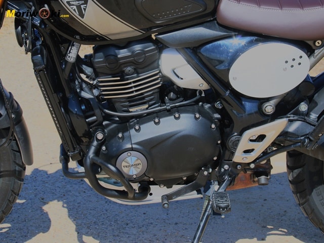 Prueba Triumph Scrambler 400 X motor Prueba Triumph Scrambler 400 X motor